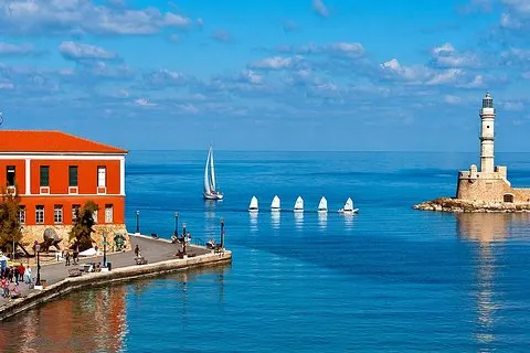 La Canée depuis Réthymnon