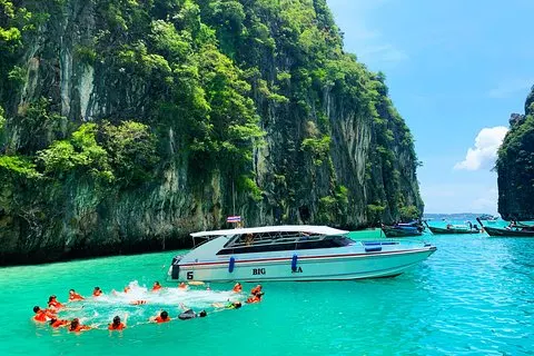 Circuit Phi Phi, Maya Bay et îles Khai avec déjeuner buffet depuis Phuket