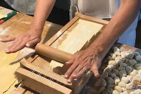 Matlagningskurs på en bondgård i Val d'Orcia Toscana