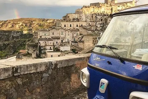 Lange private Panorama-Tour mit Ape Calessino in Matera