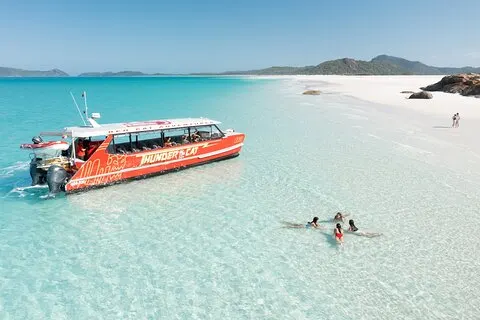 Whitehaven Beach och Hill Inlet Lookout Snorkelkryssning