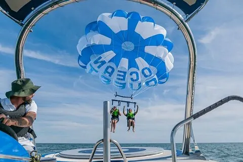 Parachute ascensionnel depuis la marina de Vilamoura