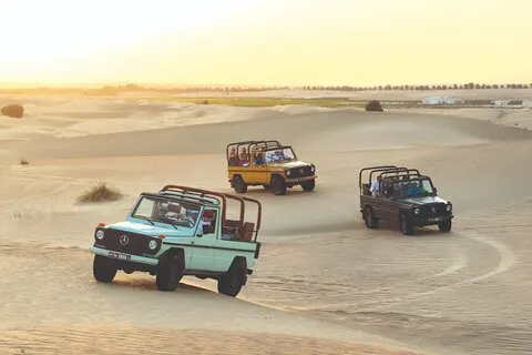 Dubai Evening Heritage Safari by Vintage G Class Al Marmoom Oasis | voooya