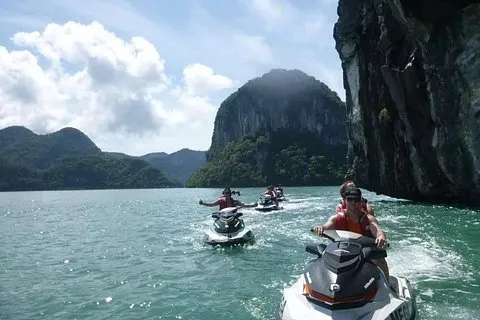 Tour in moto d'acqua delle Isole Langkawi, inclusa l'isola di Dayang Bunting