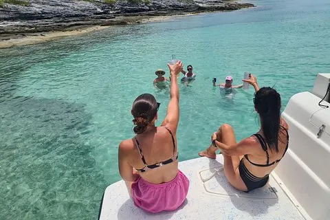 Location de bateau privé aux Bermudes Saut de falaise, îles et visites touristiques