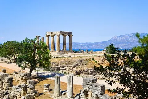 Mykenischer Kanal von Korinth und Epidaurus von Nafplio