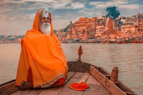 6 - Excursion d'une journée en triangle d'or avec Varanasi en vol depuis Delhi