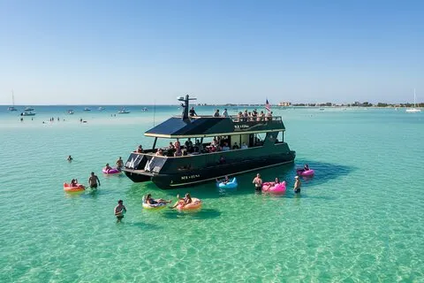 Excursão de 4,5 horas Sandestin to Crab Island a bordo de Sol y Luna