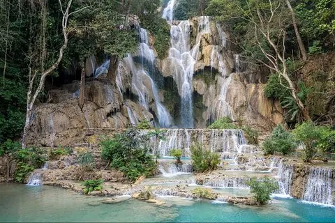 Luang Prabang to Kuang Si Waterfalls Shared Minivan Ticket