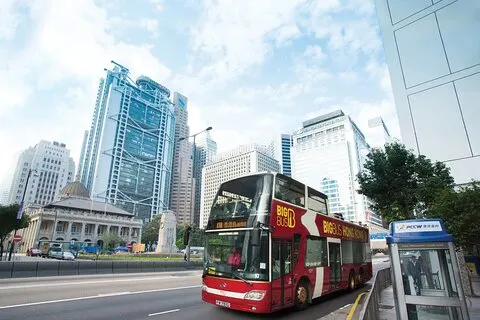 Excursion touristique à arrêts multiples Big Bus en bus à toit ouvert à Hong Kong