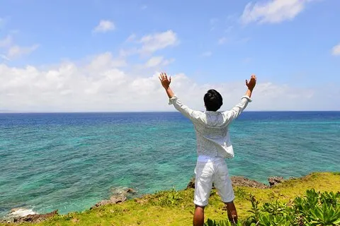 Okinawa : Rundtur till Heliga ön i Kudaka