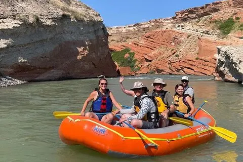 Wildwasser-Rafting auf dem Shoshone River