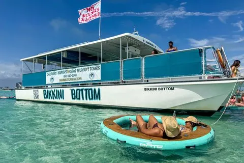 Excursão de natação de 4 horas Crab Island em Destin!! Família amigável