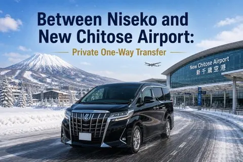 Tussen Niseko en New Chitose Airport : Privétransfer enkele reis