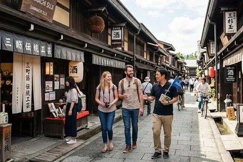Takayama Arts & Crafts Local Culture Tour, Licensierad Guide
