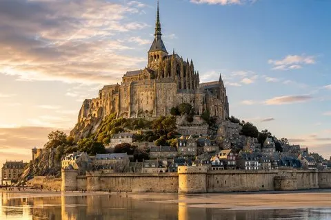 UNESCO-Kulturerbe : Führung durch den Mont St Michel ab Cherbourg