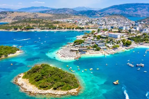Excursão de um dia para Saranda, Ksamil e Blue Eye de Durres ou Golem