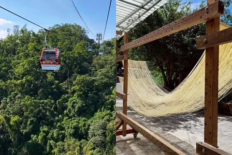 Visite privée de la télécabine Maokong et Shiding Handmade Noodle DIY Tour