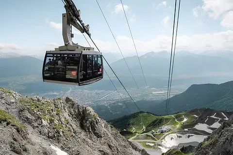 Topp av Innsbruck Cable Car Return Ticket med Audio Guide